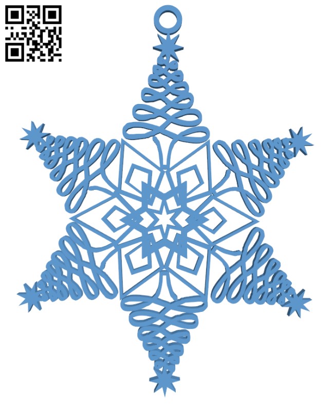 Christmas tree ornament H001149 file stl free download 3D Model for CNC and 3d printer