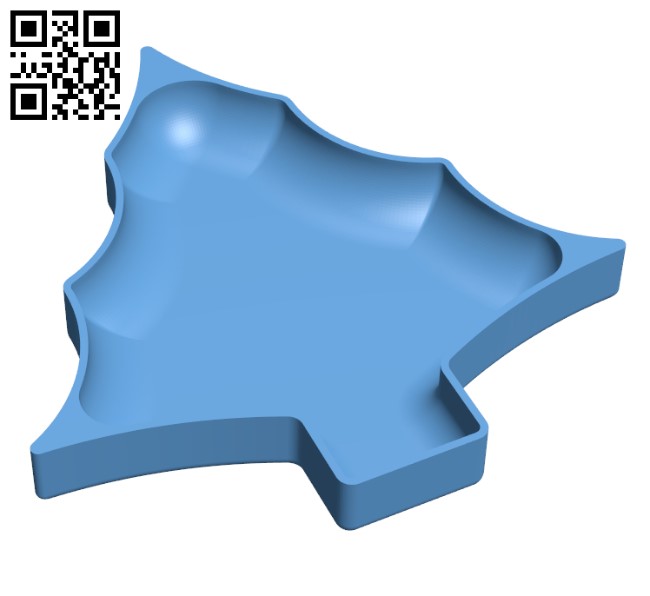Christmas tree plate H001151 file stl free download 3D Model for CNC and 3d printer