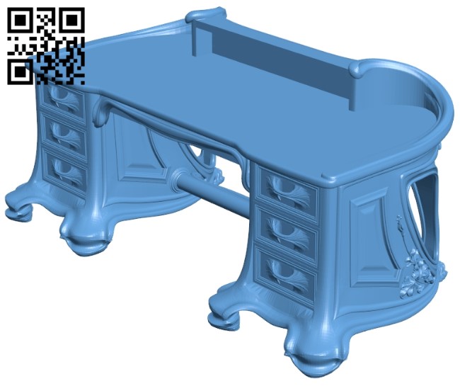 Classic table model A006626 download free stl files 3d model for CNC wood carving