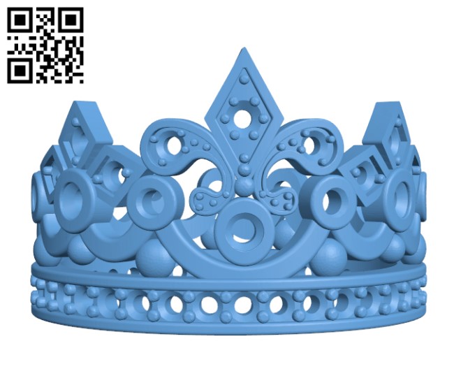 Crown Ring H000724 file stl free download 3D Model for CNC and 3d printer