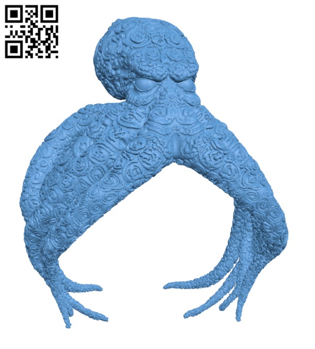 Cthulhu Ring H000820 file stl free download 3D Model for CNC and 3d printer