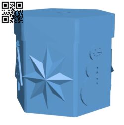 Customizable Christmas or holiday Luminary H001329 file stl free download 3D Model for CNC and 3d printer