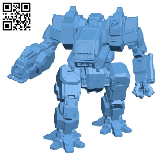 DRG-Flame Dragon for Battletech - Robot H000848 file stl free download 3D Model for CNC and 3d printer