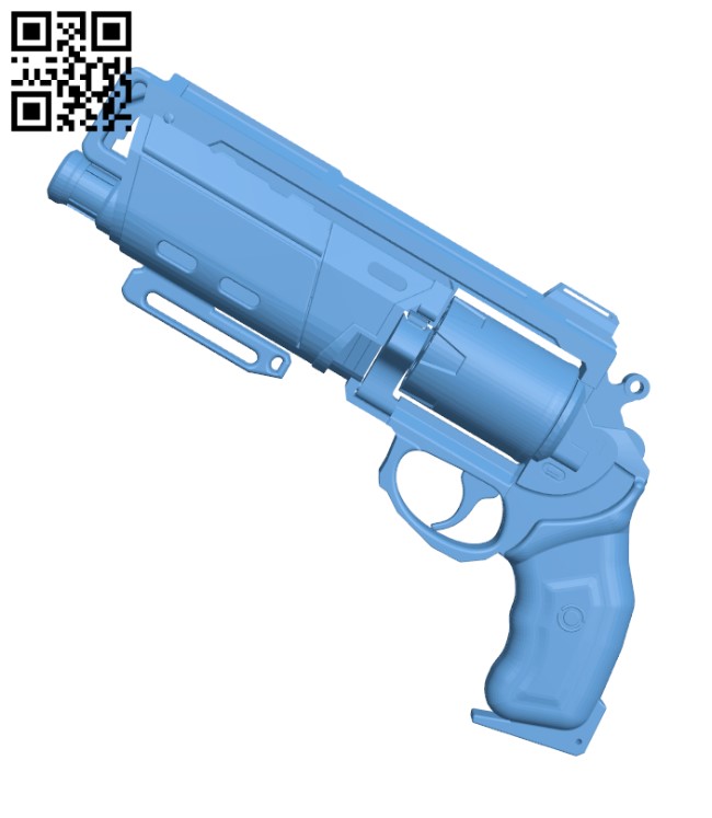 Duke MK. 44 Hand Cannon from Destiny H000759 file stl free download 3D Model for CNC and 3d printer