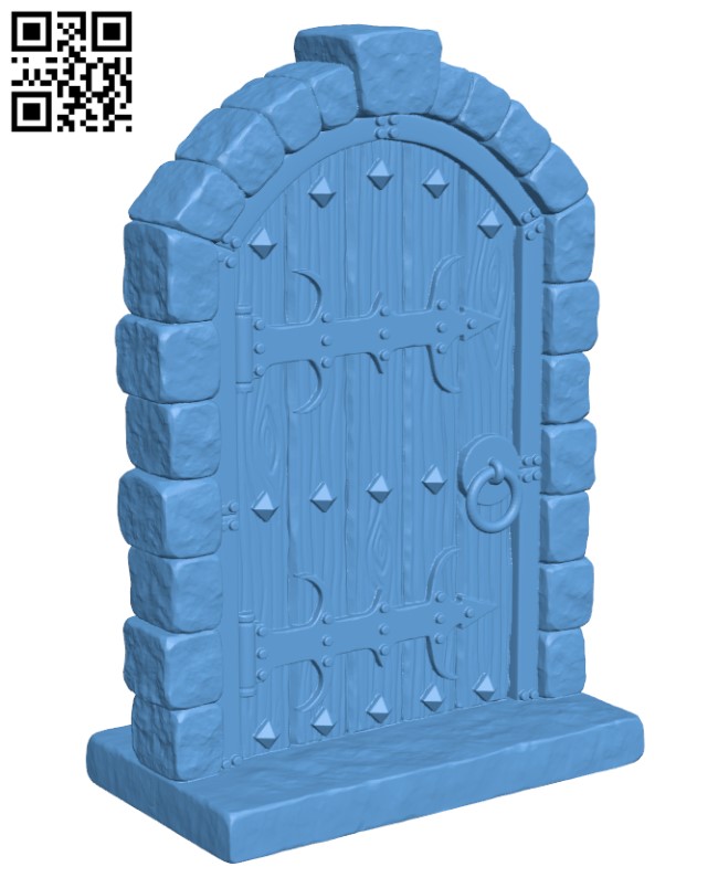 Dungeon Doors H000726 file stl free download 3D Model for CNC and 3d printer