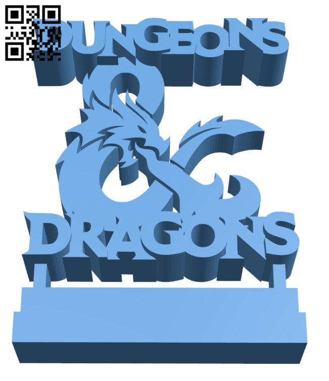 Dungeons and Dragons Ornament H000877 file stl free download 3D Model for CNC and 3d printer