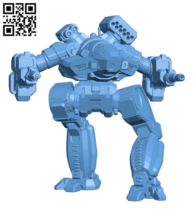 Ebon Jaguar Prime, AKA (Cauldron - Born) for Battletech - Robot H000558 file stl free download 3D Model for CNC and 3d printer