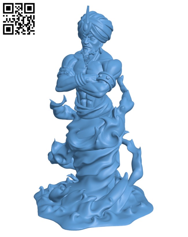 Efreet Sultan H000527 file stl free download 3D Model for CNC and 3d printer