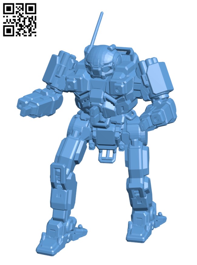 FS9-A Firestarter for Battletech - Robot H000586 file stl free download 3D Model for CNC and 3d printer