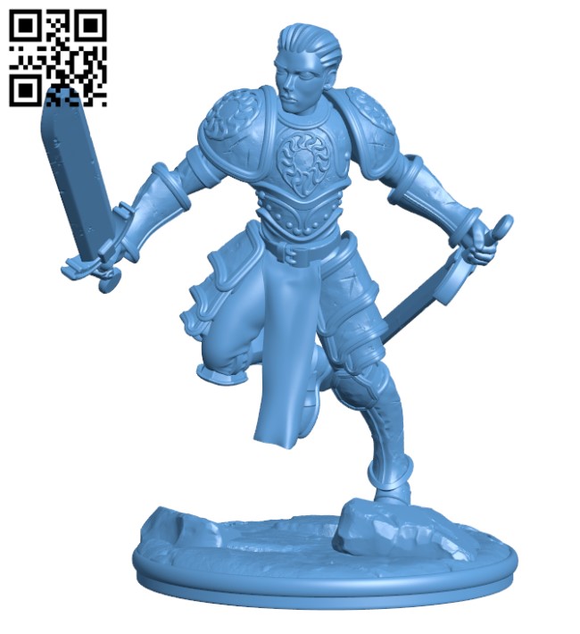 Fantasy Knight H000637 file stl free download 3D Model for CNC and 3d printer
