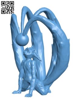 Four of Nine-Tails H000880 file stl free download 3D Model for CNC and 3d printer