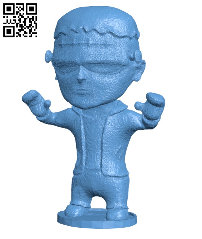 Frankenstein (halloween) H000979 file stl free download 3D Model for CNC and 3d printer