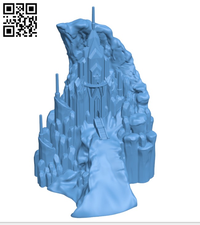 Frozen Castle H000610 file stl free download 3D Model for CNC and 3d printer