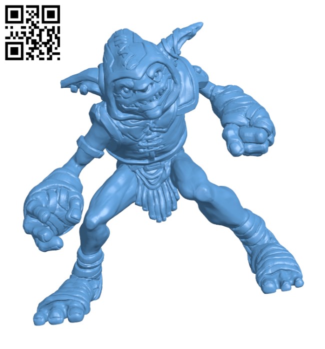 Goblin H000730 file stl free download 3D Model for CNC and 3d printer