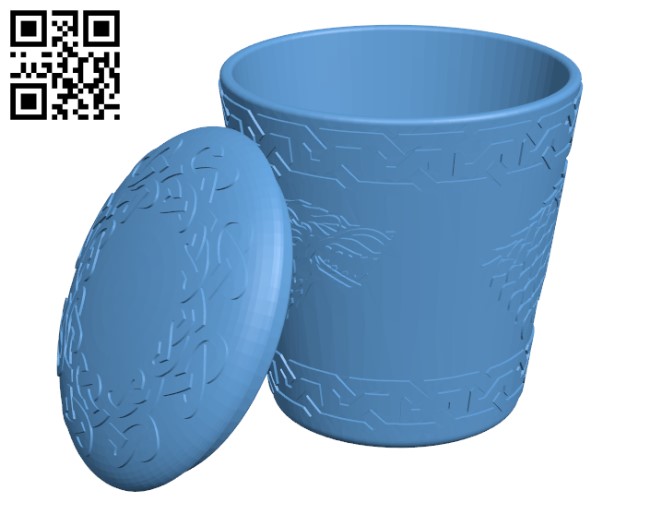 Got Stark Dice Cup H000613 file stl free download 3D Model for CNC and 3d printer