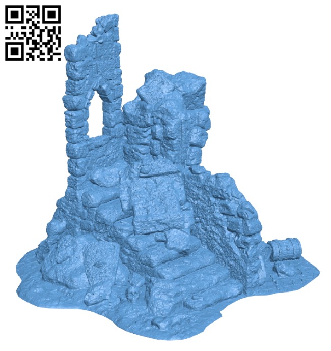 Grimdark Ruins H000502 file stl free download 3D Model for CNC and 3d printer