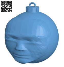 Halloween Bauble H001041 file stl free download 3D Model for CNC and 3d printer