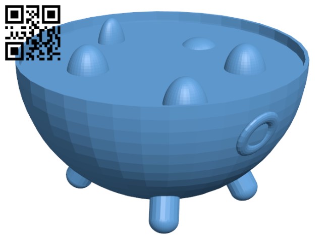 Halloween Bubbling Cauldron H001282 file stl free download 3D Model for CNC and 3d printer