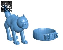 Halloween Cat H001217 file stl free download 3D Model for CNC and 3d printer