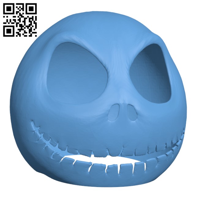 Halloween Jack Skellington H000782 file stl free download 3D Model for CNC and 3d printer