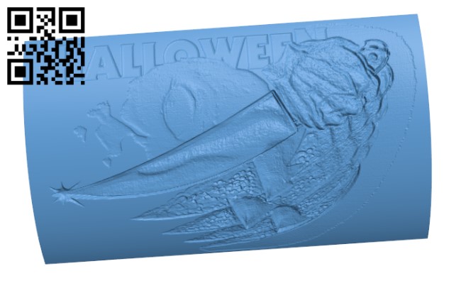 Halloween Lithophane H000989 file stl free download 3D Model for CNC and 3d printer