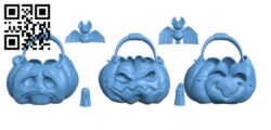 Halloween Pumpkins and Puppets Collection H001231 file stl free download 3D Model for CNC and 3d printer