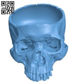 Halloween Skull Bowl H001232 file stl free download 3D Model for CNC and 3d printer