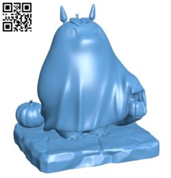 Halloween my neighbor totoro H001227 file stl free download 3D Model for CNC and 3d printer