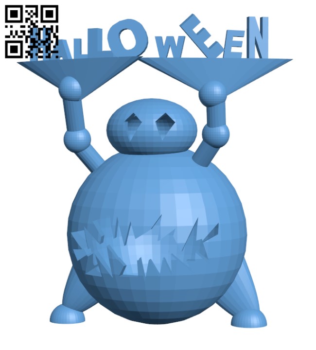 Halloween trick or treat H001234 file stl free download 3D Model for CNC and 3d printer