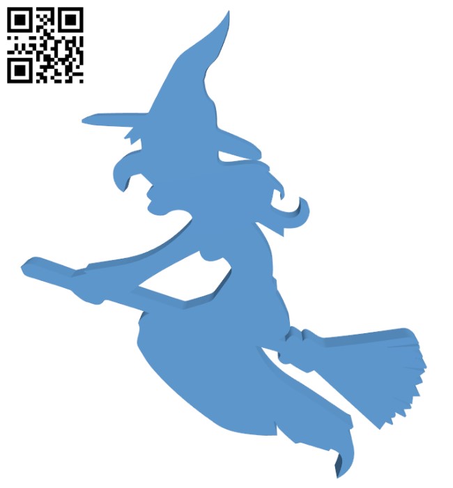 Halloween witch H000996 file stl free download 3D Model for CNC and 3d printer