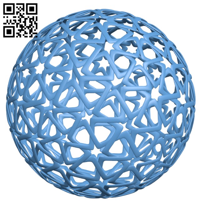 Islamic Christmas Ball H001290 file stl free download 3D Model for CNC and 3d printer