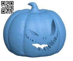 John pumpkin – Halloween H001162 file stl free download 3D Model for CNC and 3d printer