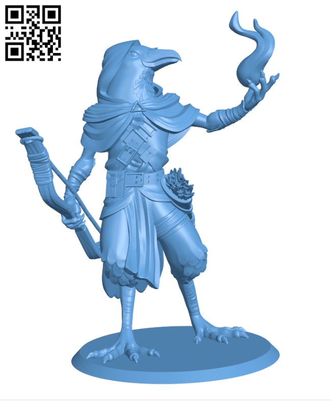 Kenku Rogue H000916 file stl free download 3D Model for CNC and 3d printer