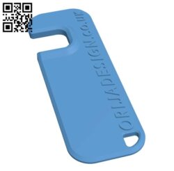Keyring phone stand H000532 file stl free download 3D Model for CNC and 3d printer