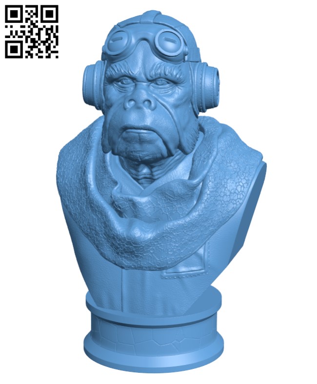 Kuiil Bust - The Mandalorian H000917 file stl free download 3D Model for CNC and 3d printer