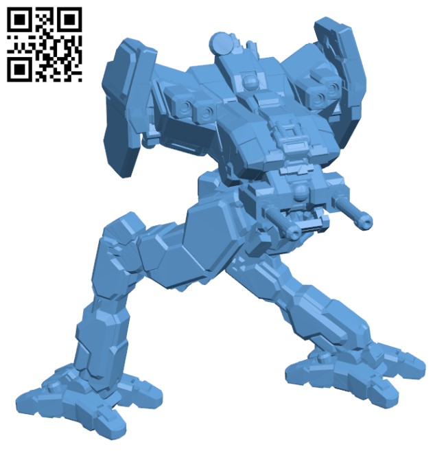 LCT-PB Locust (Pirate's Bane) for Battletech - Robot H000619 file stl free download 3D Model for CNC and 3d printer