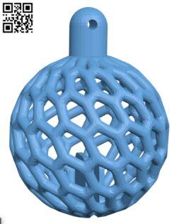 LED Christmas Ornament H001123 file stl free download 3D Model for CNC and 3d printer