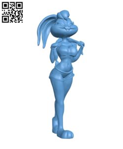 Lola Bunny H000787 file stl free download 3D Model for CNC and 3d printer