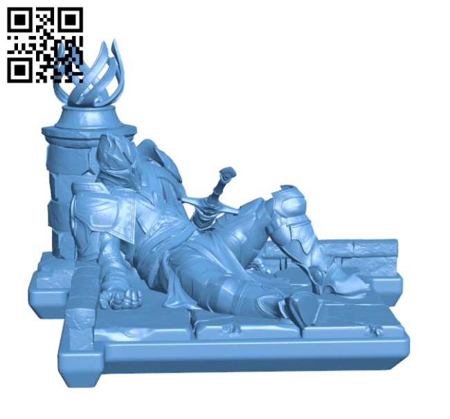 Lotus Fallen H000644 file stl free download 3D Model for CNC and 3d printer