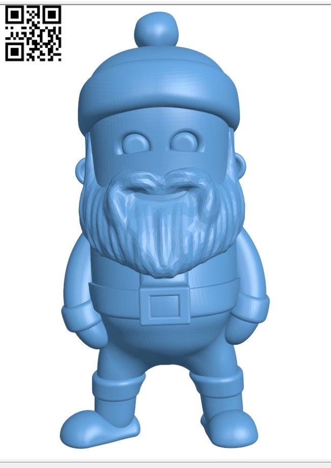 Mini Santa Claus H001051 file stl free download 3D Model for CNC and 3d printer