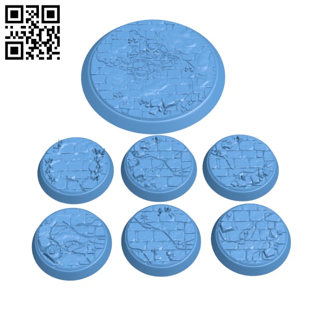 Miniature bases H000791 file stl free download 3D Model for CNC and 3d printer