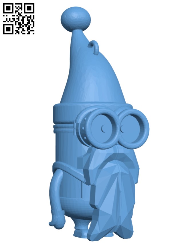 Minion Santa H001165 file stl free download 3D Model for CNC and 3d printer