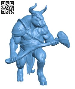 Minotaur Griffin H000675 file stl free download 3D Model for CNC and 3d printer