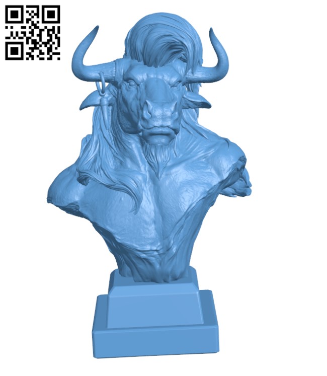 Minotaur bust Griffin H000674 file stl free download 3D Model for CNC and 3d printer
