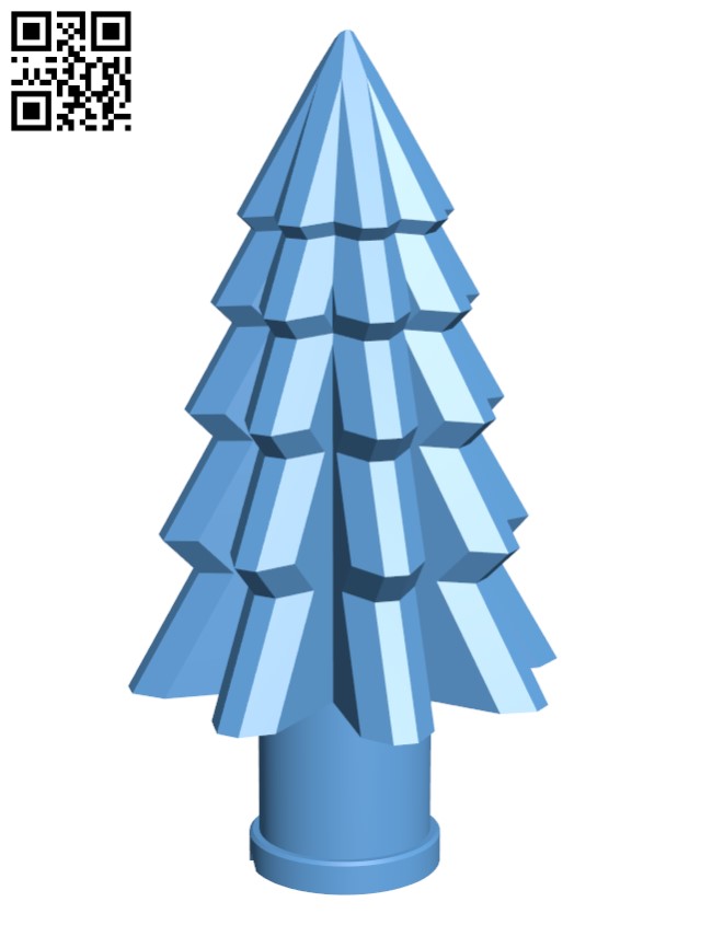 Modern Xmas Tree H001054 file stl free download 3D Model for CNC and 3d printer