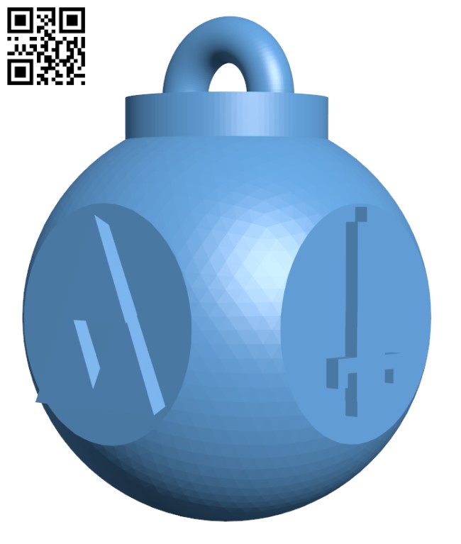 Nerdy legend of Zelda ornament for xmas H001128 file stl free download 3D Model for CNC and 3d printer