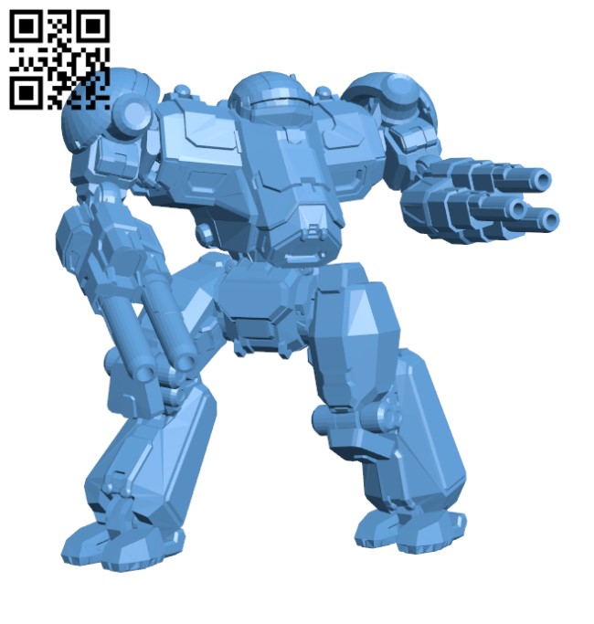 Nova Cat Prime for Battletech - Robot H000708 file stl free download 3D Model for CNC and 3d printer