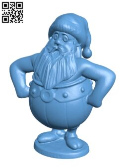 Obelix + Santa Claus H001055 file stl free download 3D Model for CNC and 3d printer