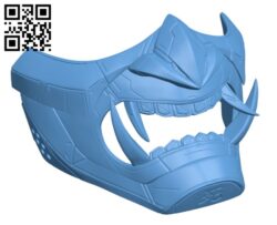 Oni Cyber Punk Mask Set H000597 file stl free download 3D Model for CNC and 3d printer