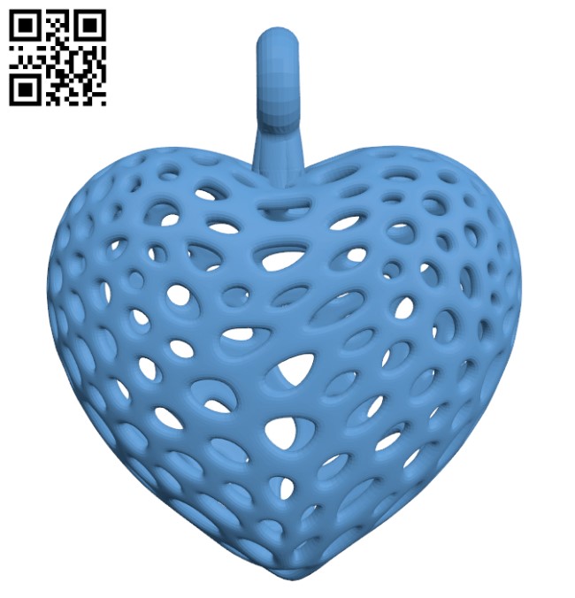 Organic Heart H000887 file stl free download 3D Model for CNC and 3d printer